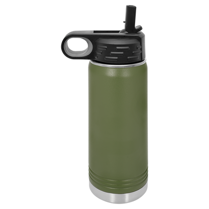 20 oz Powder Coated Water Bottle