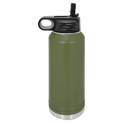 32 oz Powder Coated Water Bottle