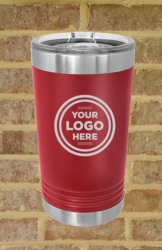 16 oz Powder Coated Pint Tumbler