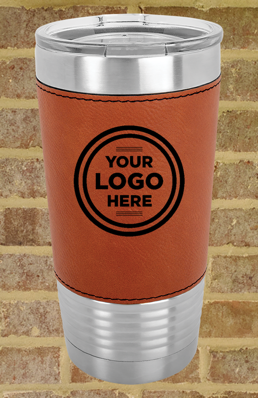 20 oz Leatherette Tumbler